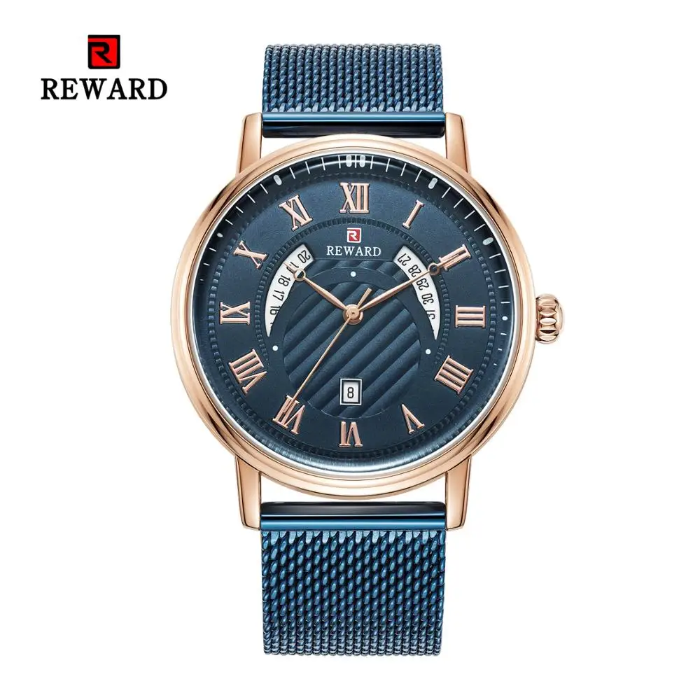 

REWARD Military Sport Fashion Men Watch Top Quality Luxury Quartz Watches Clock Leather Band Watch JD-RD63063M