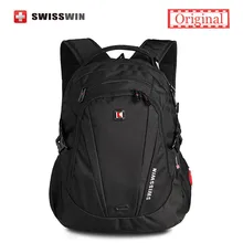 Swisswin hombres mochila 28l 13.3 14 15 mochila portátil impermeable bolsa con la tableta de bolsillo fresco mochila para adolescentes mochila