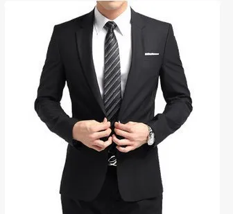 Формальный свадебный костюм для жениха брюки модный бренд Slim Fit повседневные деловые прямые платья Брюки - Цвет: 1 button black