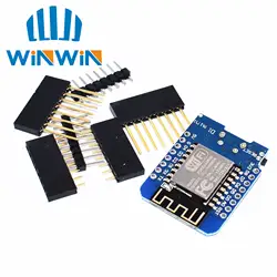 ESP8266 ESP-12 ESP-12F CH340G CH340 V2 USB WeMos D1 мини WI-FI развитию D1 мини NodeMCU Lua IOT доска 3,3 V с контакты