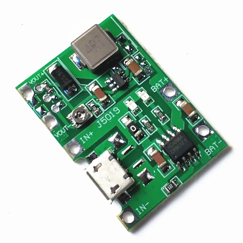 

3.7V 4.2V Lithium Li-ion 18650 Battery Charger Board DC-DC Step Up Boost Module Lithium Battery Charging Step-Up Board Module