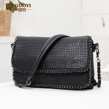 

Newhotstacy Bag 071719 Restoration Crocodile Pattern Lady single Shoulder cross body bag handbag