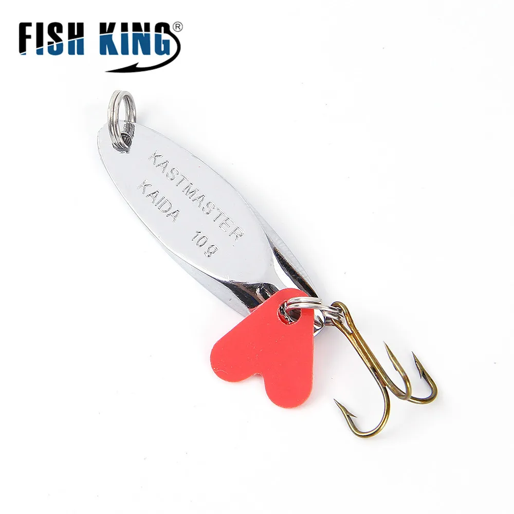 

7-45g silver gold Metal Spoon Bait Fishing Lure Wobblers For Trolling Hard Baits Bass Fishing Trout Spinners Spoon Treble Hook
