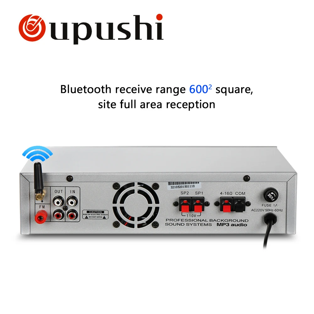 Oupushi Bluetooth домашний фон музыкальная система MP3 плеер 50 Вт USB усилитель с 6 дюймов/8 дюймов Потолочные динамики