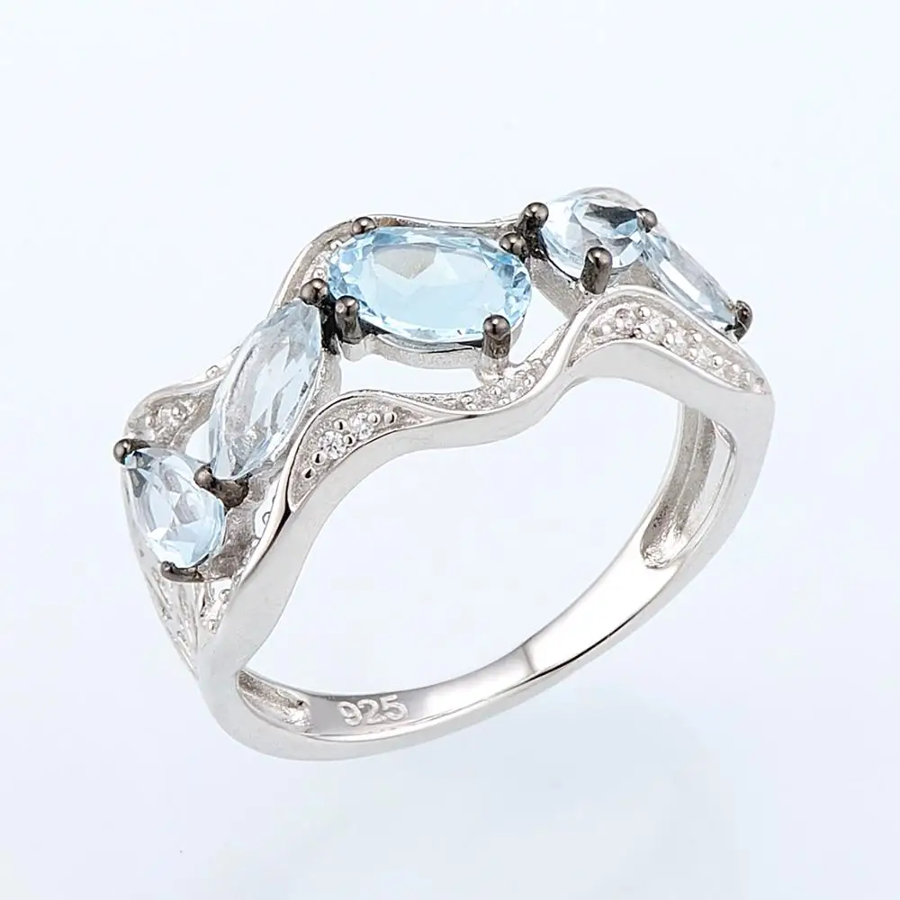 R304551SBKZSK925-SV1-Silver Ring-