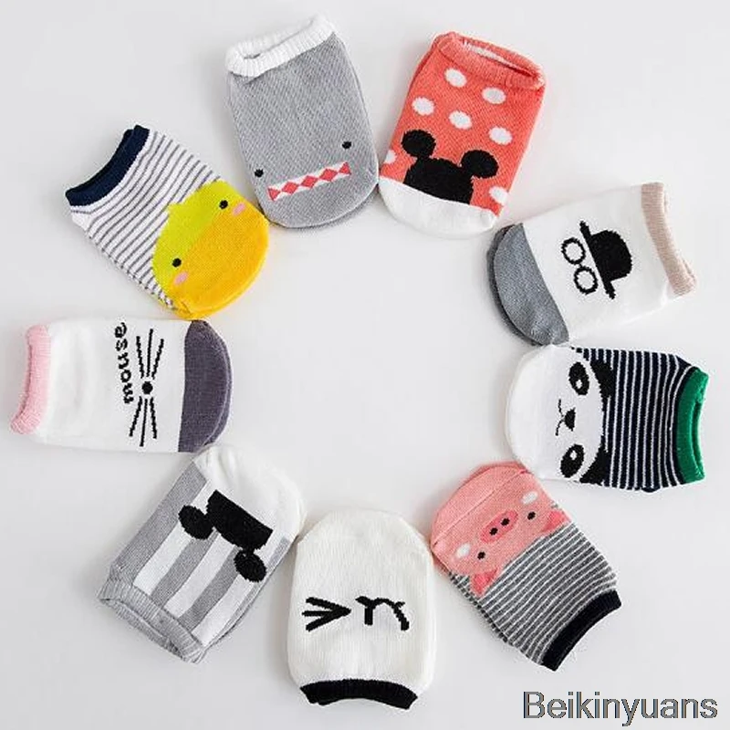 

Spring and Autumn Summer Cotton Child Baby Socks Warm Newborn Boys Girl Cartoon Cotton Socks