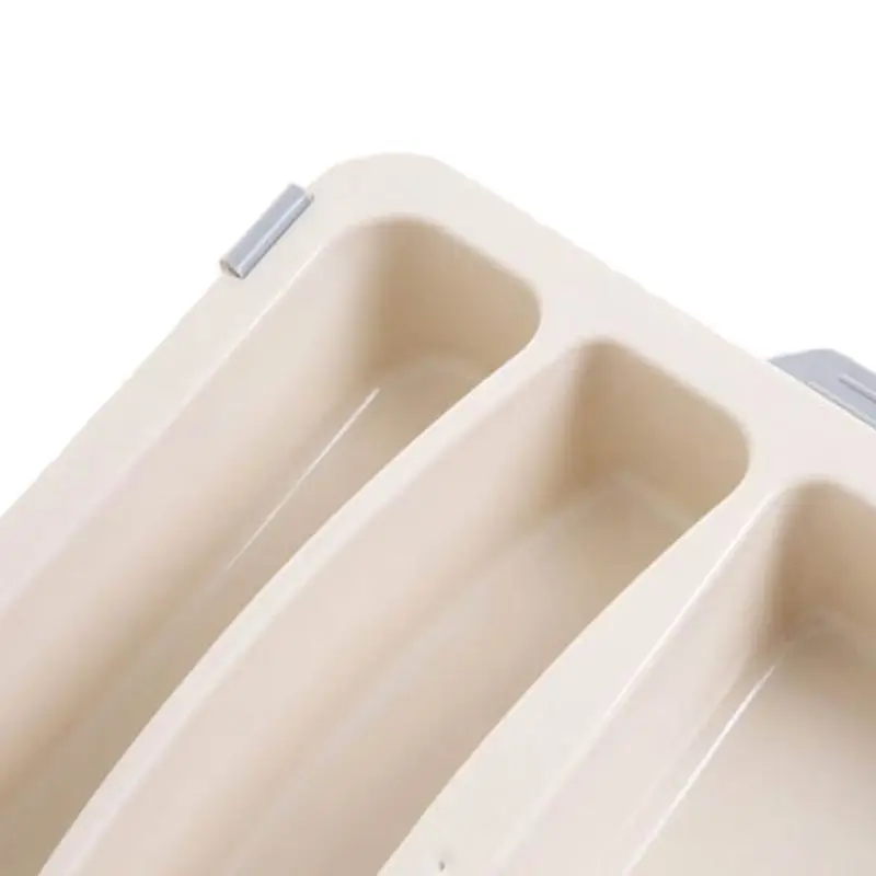 Телескопический ящик Органайзер коробка для хранения столовых приборов лоток Регулируемый разделитель для офиса кухня туалетный столик