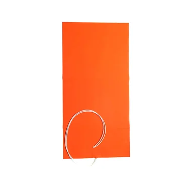 

540*1200*1.5mm 230v 2500w Flexible Silicone Rubber Heating Mat for machine adhesive 1 side 1000mm lead out from 540mm side