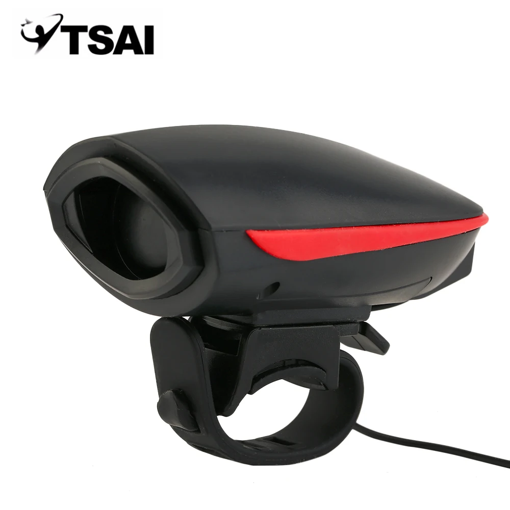TSAI 140db Electric Bicycle Alarm Bike Loud Horn Bell Safety Accessory