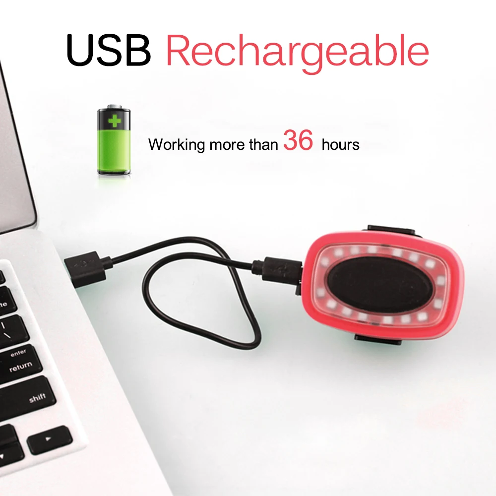 Flash Deal Bike Taillight Cycling Warning Light Bike Rear Light Rechargeable Tail Light Bike LED Safety Red Blinker Strap-on Bike Light 5 Flash Deal Bike Taillight Cycling Warning Light Bike Rear Light Rechargeable Tail Light Bike LED Safety Red Blinker Strap-on Bike Light 5