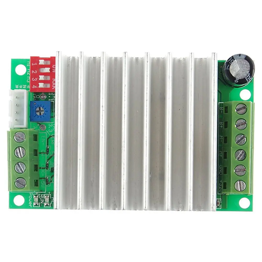 

Hot New DC 10V-45V 4.5A TB6600 TB6600HG Single Axis Stepper Motor Driver board Module Controller Replace TB6560 ALI88 82X50X35MM