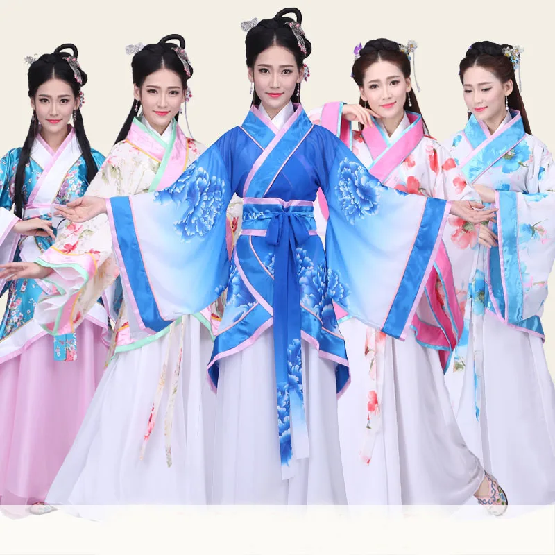 

Hanfu female original modified Qufu costumes ancient style national female cross neckline Chinese style costumes