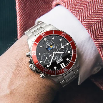 

Mechanical Watches Carnival Luxury Watch Stainless Steel Automatic Watches Waterproof Men Watch Relogio Masculino Luminous 2018