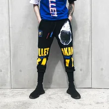 Высокие уличные Мужские штаны для бега