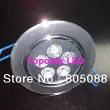 5 Вт Epistar высокой мощности led потолочный светильник нижнего света, 500lm белый цвет, жизнь> 50, 000hrs, 2 года гарантии, 18 шт./лот, DHL