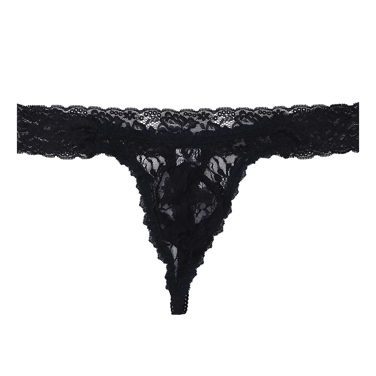 Стринги FEESHOW jockstrap мужские кружевные стринги с цветочным рисунком прозрачные