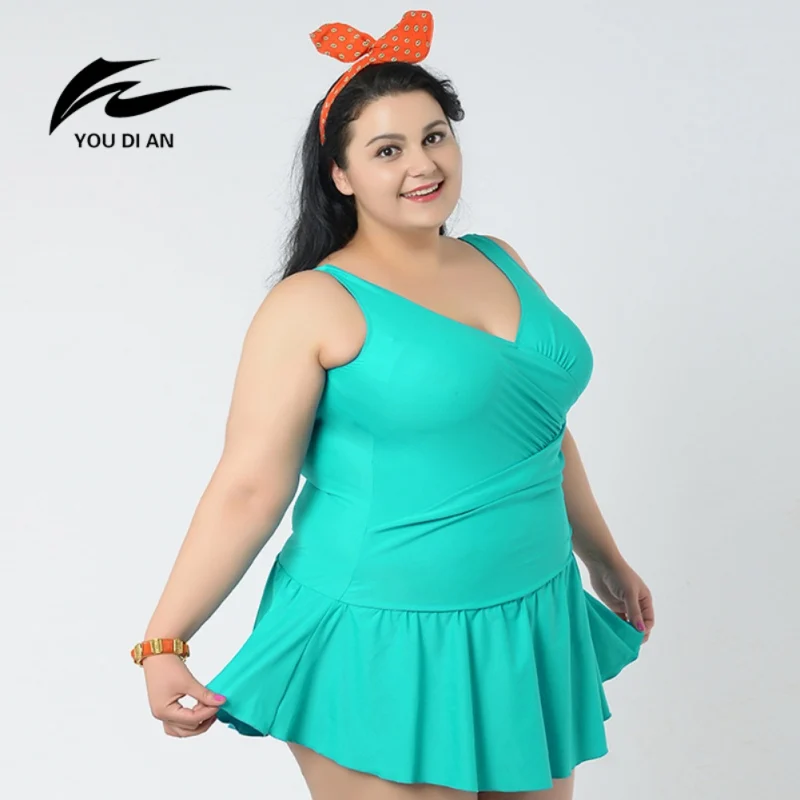 2017-New-Large-Sizes-Swimsuit-One-Piece-