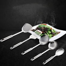 5 stücke Qualitäts-edelstahl-kochgeschirr Set Löffel Spatel Sieb Kochen Werkzeuge Set Einfache Küche Werkzeug