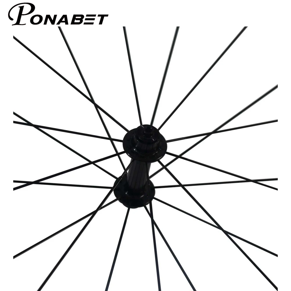 Perfect PONABET Free shipping  23mm width 50mm +88mm tubular wheelset Only 1375g Ultra Light carbon wheels 3