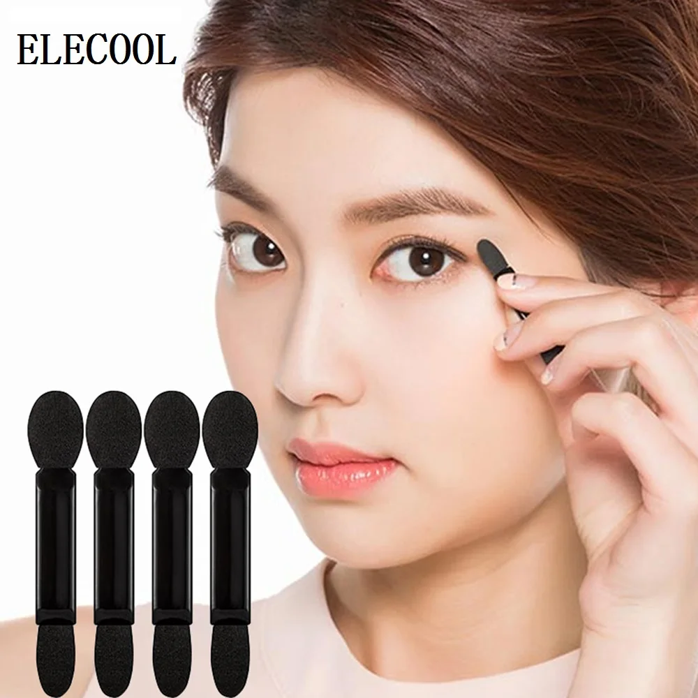 

10Pcs 2 In1 Doubled Sponge Head Eyeshadow Eyeliner Brush Soft Portable Ended Eye Shadow Applicator Beauty One Time Makeup Tools