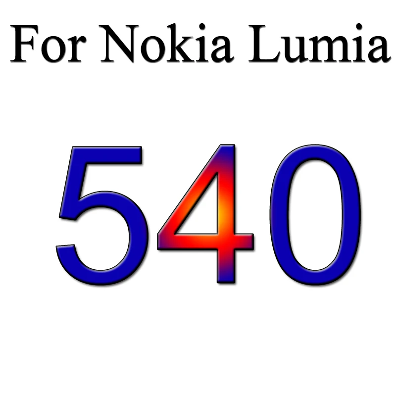С уровнем твердости 9H закаленное Стекло Экран Защитная пленка для microsoft Nokia Lumia 430 435 625 630 635 950 550 540 820 730 530 535 640 930 чехол - Цвет: N540