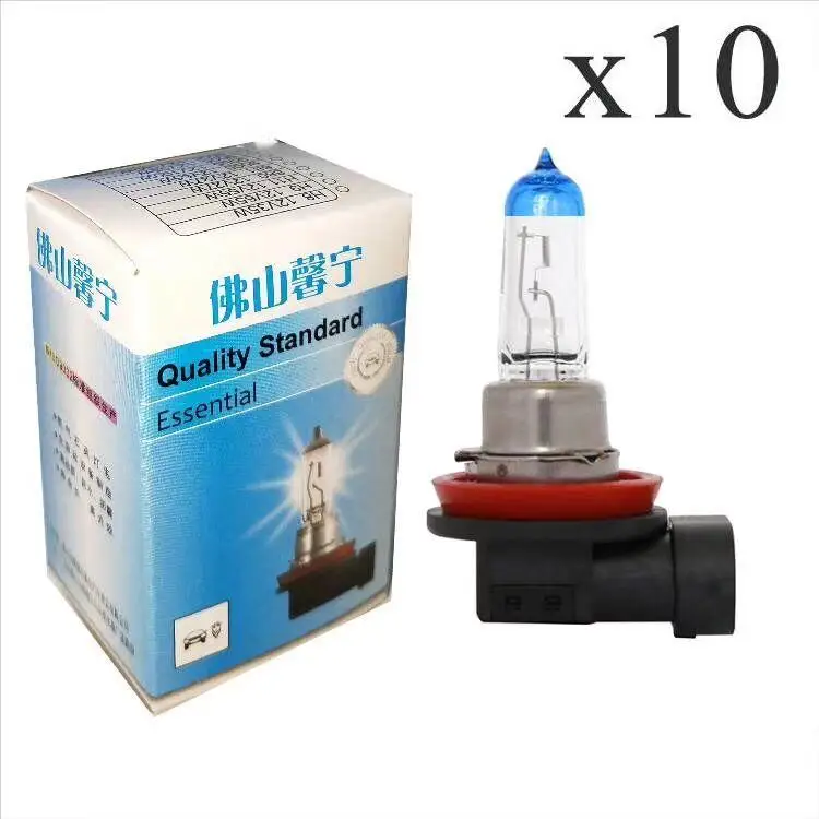 Beste SOTITO H11 12 v 55 w Auto 2400lm 5000 k Wit Halogeen Gloeilamp Koplamp Mistlamp Gratis vervoer 10 stks