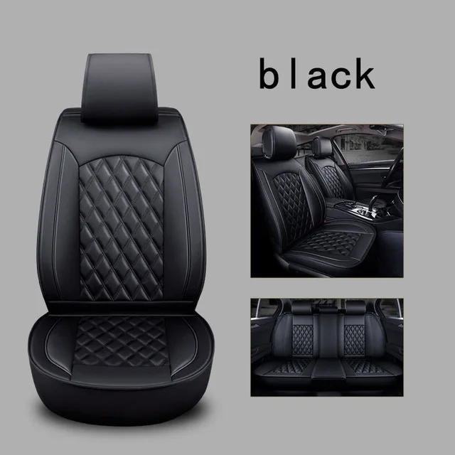 (Front +Rear) Special Leather Car Seat Cover auto seats cushion for
