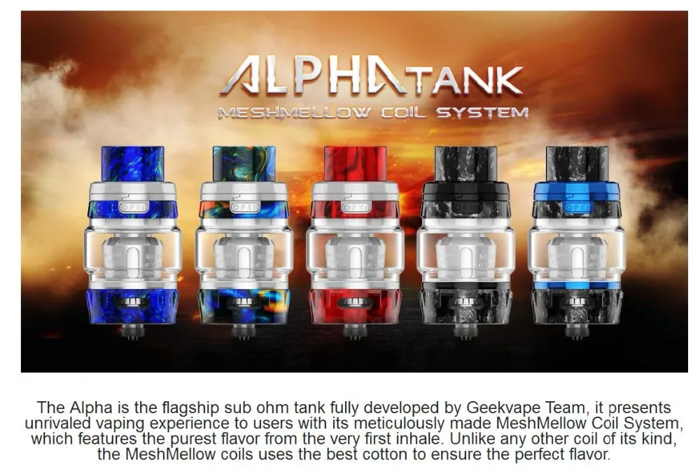 Geekvape Alpha Sub Ohm Tank