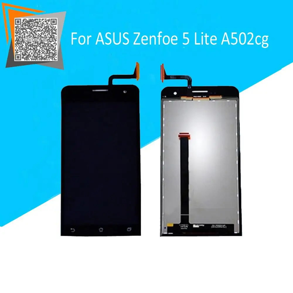 

NEW Original For ASUS Zenfone 5 Lite a502cg LCD Display Touch Screen Smartphone Black Replacement Parts With LOGO