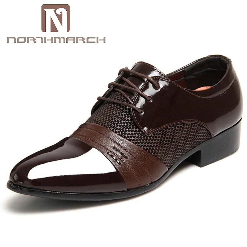 NORTHMARCH Men Dress Shoes Business Flat Shoes For Men