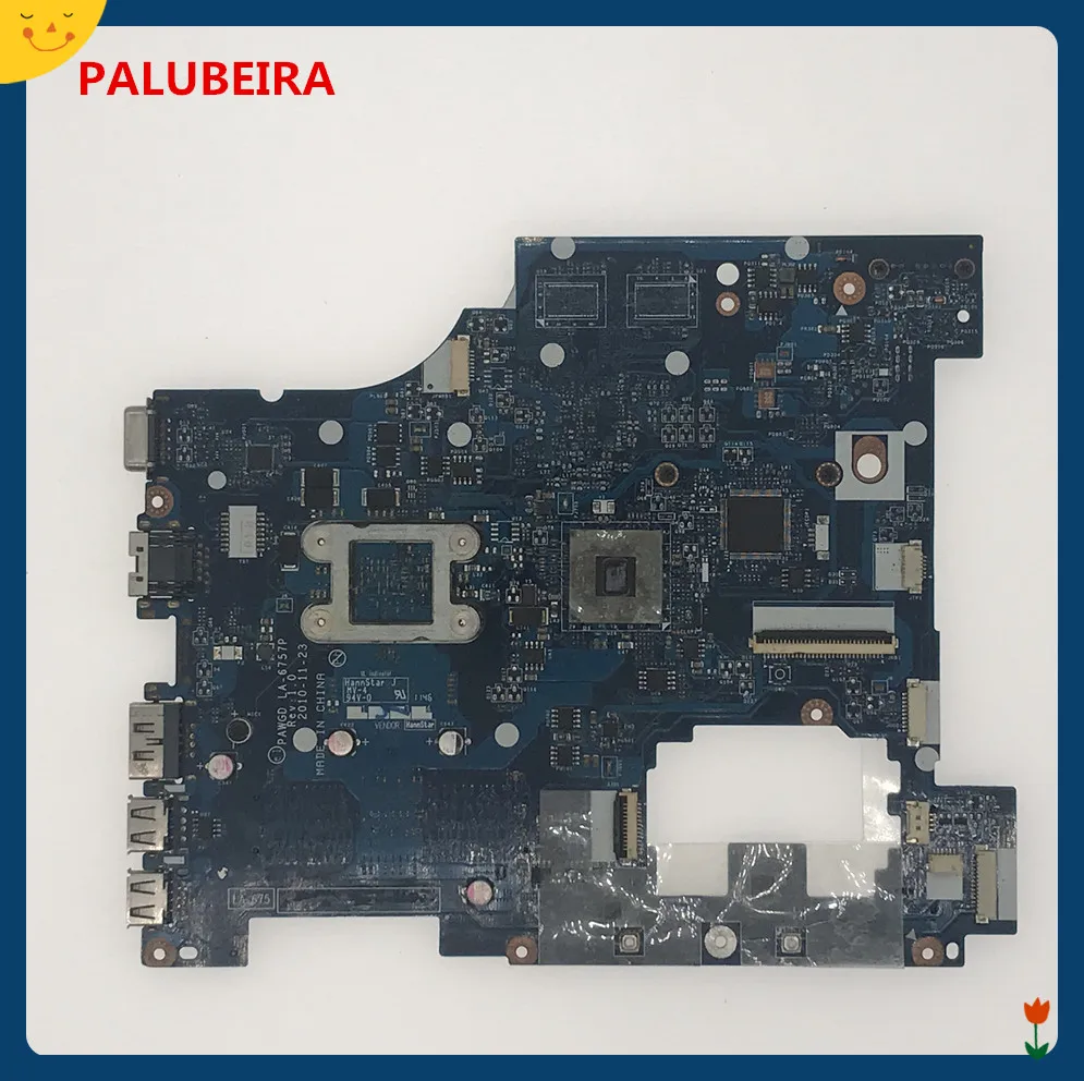 Флюоресцентная материнская плата для Lenovo G575 PAWGD LA 6757P Rev: 1 0 встроенный процессор 2
