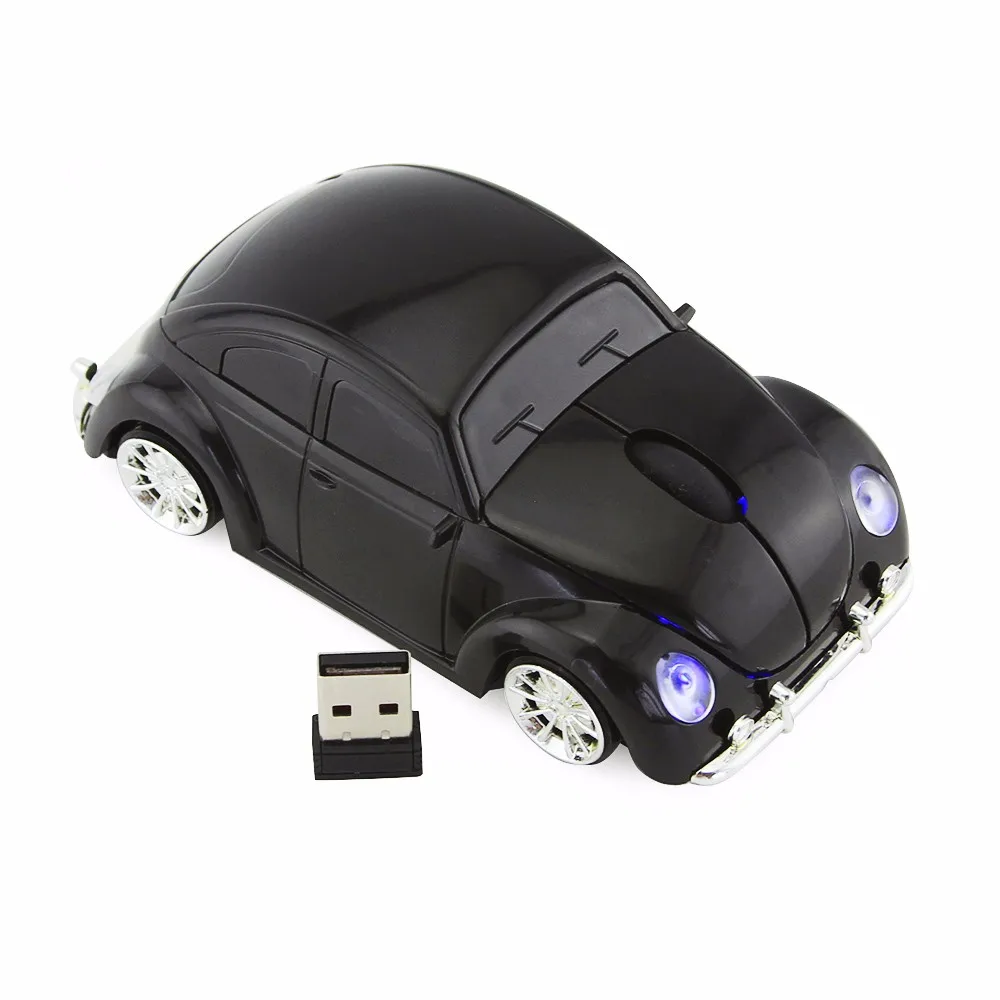 Optical Wireless Mouse Car VW Ladybug Shape Cordless Mause 3D USB Computer Mice Beatles Car Gaming Mouse For Xmas Gift