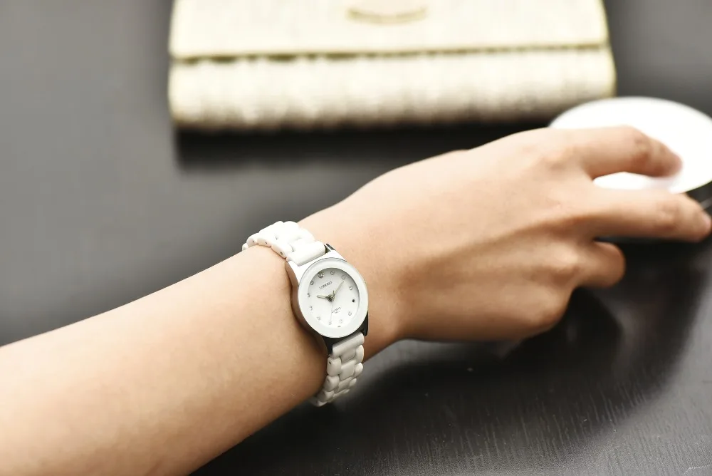 Женские часы от роскошного бренда LONGBO, новые модные керамические часы для влюбленных, водонепроницаемые кварцевые наручные часы 3ATM, relogio feminino 8631