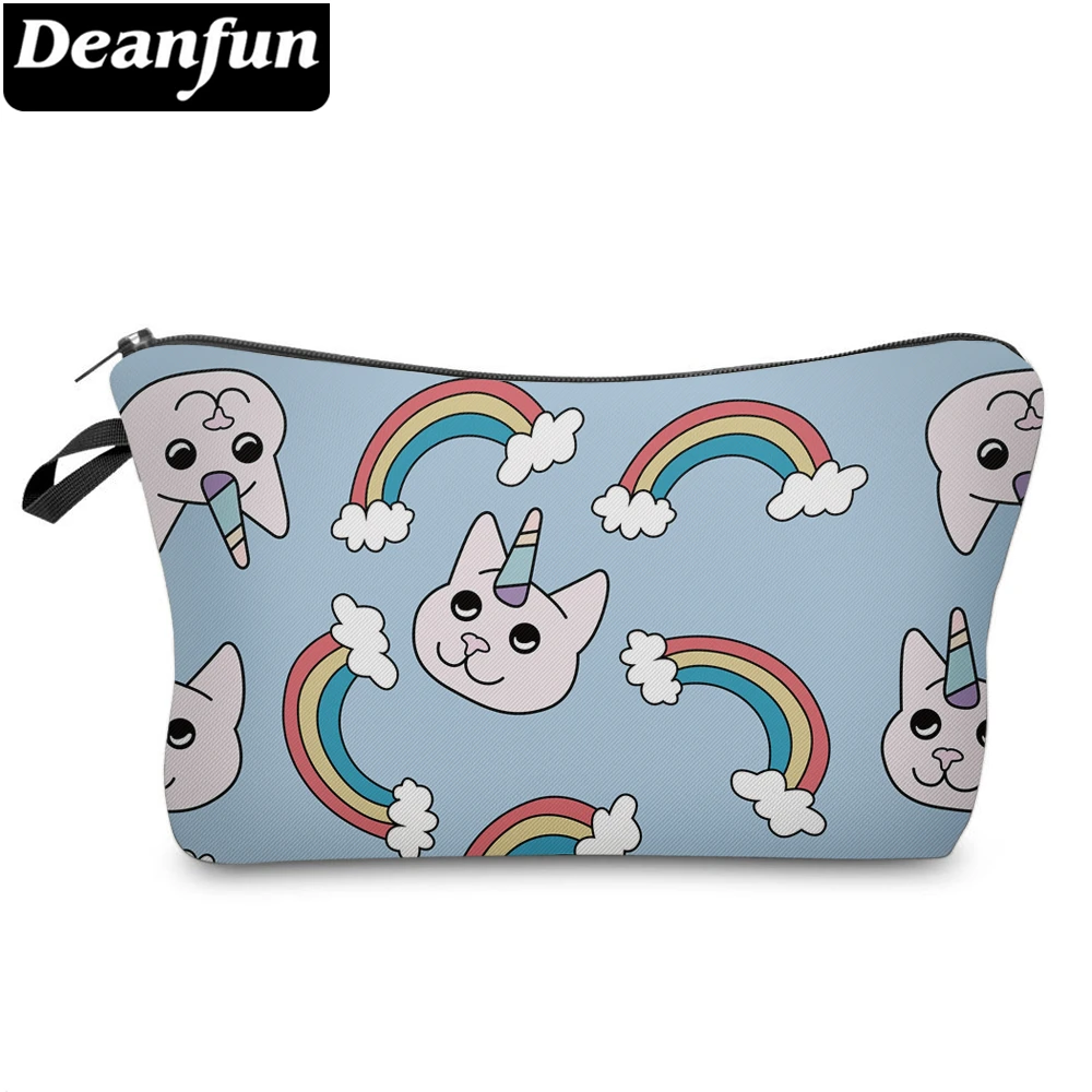 

Deanfun 3D Printed Unicorn Cosmetic Bags Travel Storage for Women Makeup 51308 #