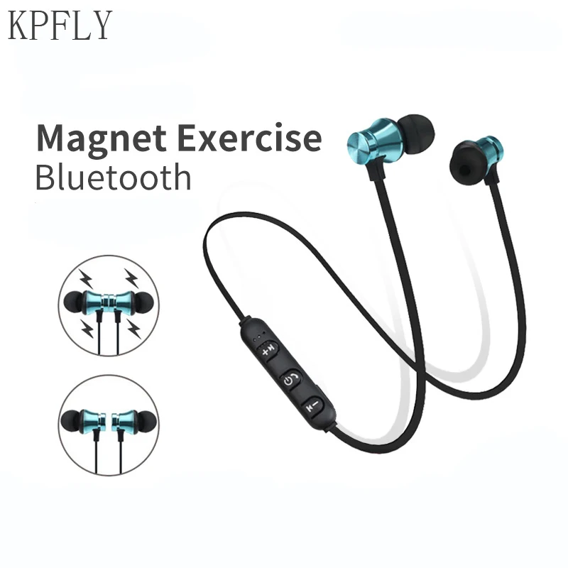 

KPFLY Wireless Headphones Bluetooth Earphone XT11 Neckband Sport Bass Headset Handsfree Earbuds with Micphone for iPhone Samsung