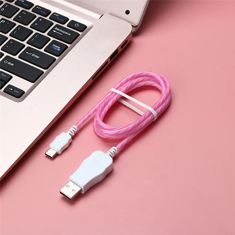 2018-hot-selling-personality-chasing-marquee-1M-Type-c-Lighting-Cable-Line-with-LED-Flowing-Smart(2)