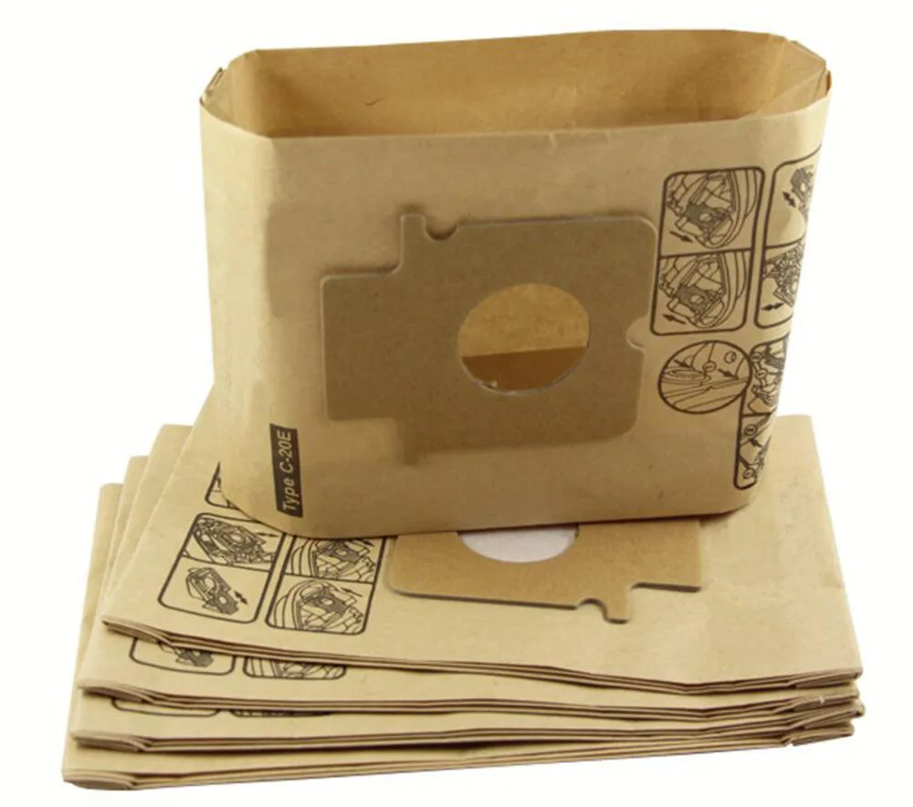 12 Bags Vacuum Dust Bags for Panasonic 