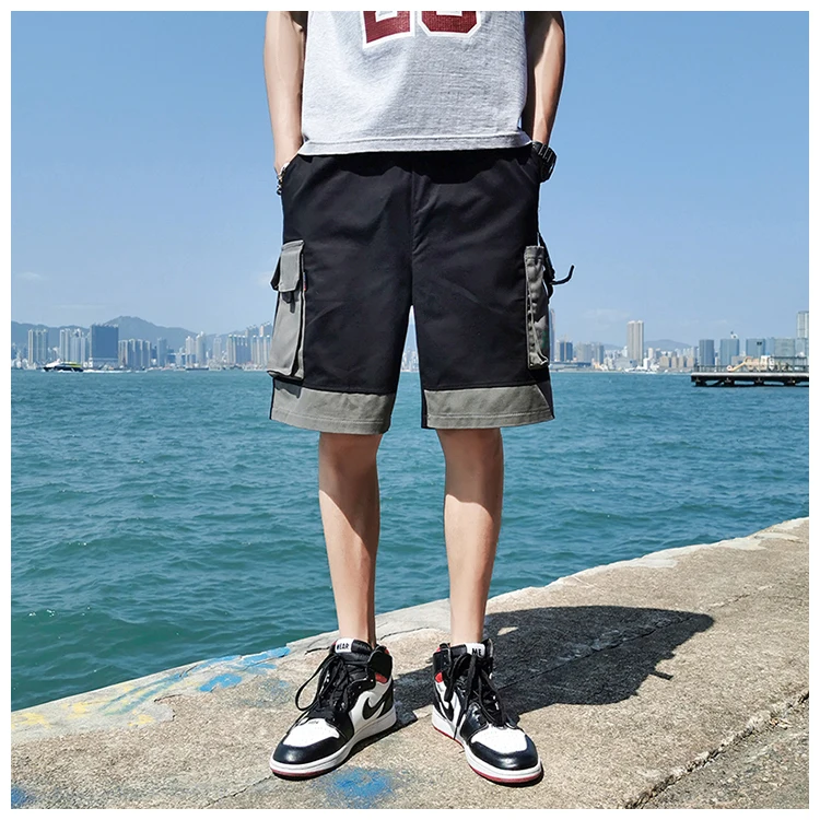 2019 летние новые корейские студенческие приправа рабочие мужские трендовые свободные хлопковые спортивные уличные повседневные шорты
