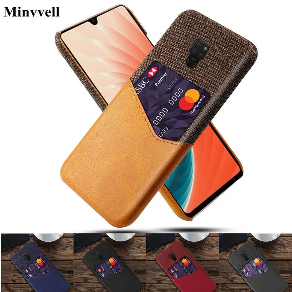 Деловой чехол для Huawei Mate 20 Lite Pro 20X 10 9 8 с отделением карт чехлы из искусственной