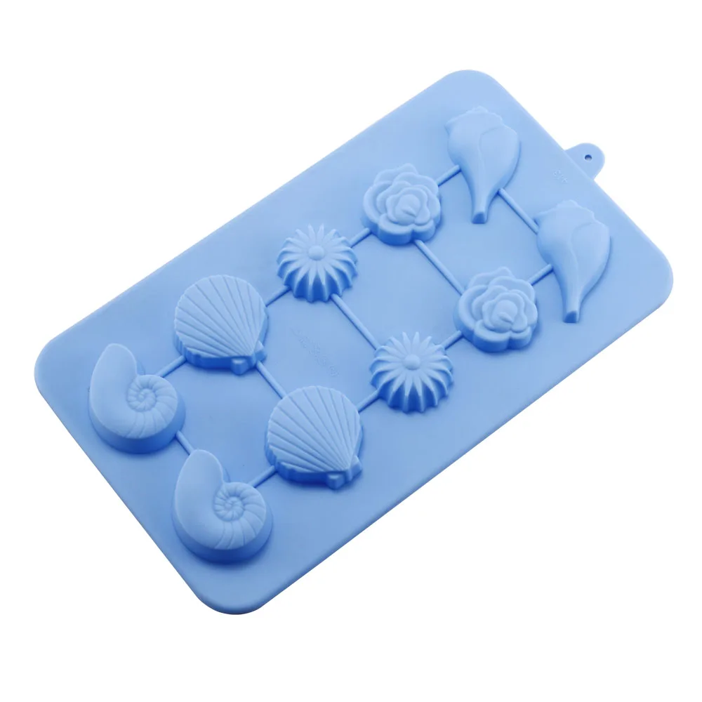 T0916P0278D Silicone Mold Sea Shell Conch detail 01