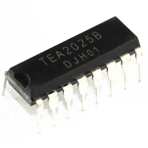 

10pcs/lot TEA2025B TEA2025 DIP-16 STEREO AUDIO AMPLIFIER In Stock