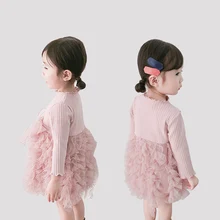 MILANCEl/Коллекция года, весеннее платье для девочек бальное платье, праздничные платья для девочек детская одежда с длинными рукавами платье-пачка для девочек, одежда