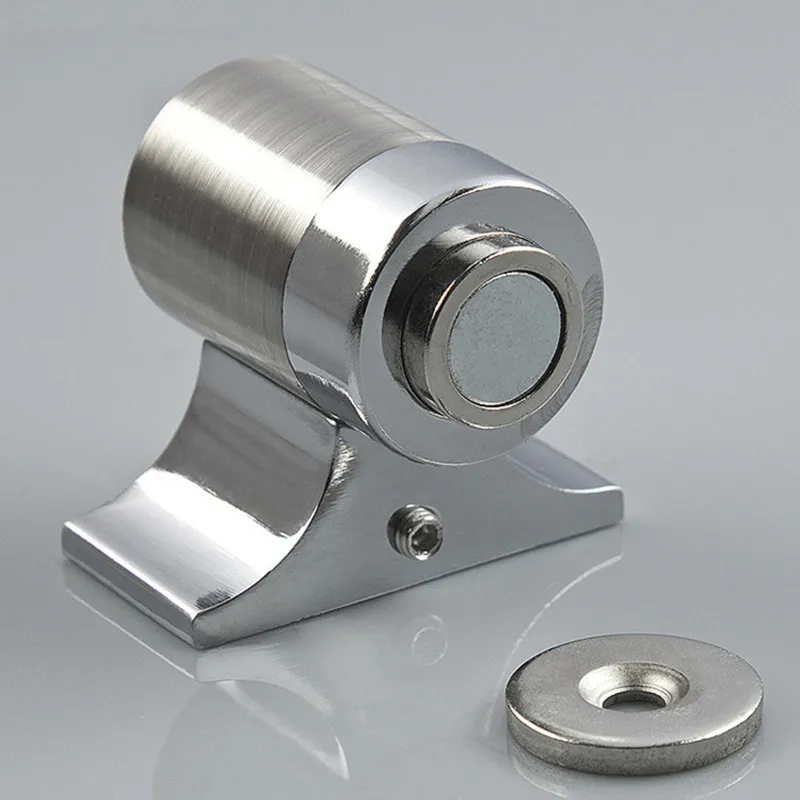 New Strong magnetic Door Stops door stopper Brushed zinc alloy Floor mounted Door Stop Door Hardware furniture hardware New Strong magnetic Door Stops door stopper Brushed zinc alloy Floor mounted Door Stop Door Hardware furniture hardware