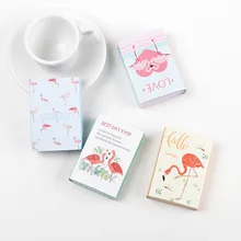 Лучший Фламинго 6 складной блокнот для заметок Липкие заметки закладки для блокнота подарочные канцелярские товары