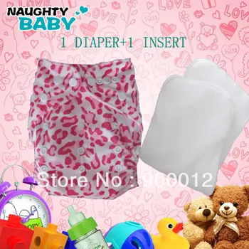 

Free Shipping New Minky Red-Camouflages Baby Infant Nappies Cloth Diaper Reusable Nappy 6 Sets(6 diapers+6 inserts)