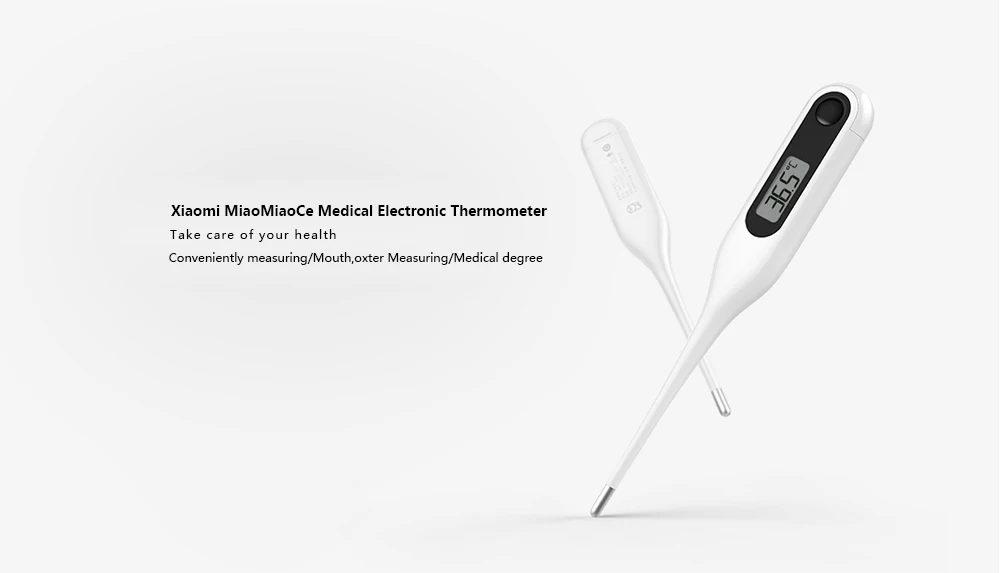 Xiaomi Miaomiaoce медицинский электронный термометр цифровой ЖК-дисплей рот подмышек температура обнаружения нет Hg