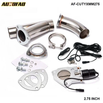 

2.75" Electric Cutout/E-Cut Out Valve System W/O Switch for Exhaust Catback/Downpipe For Honda accord AF-CUTYXMM275