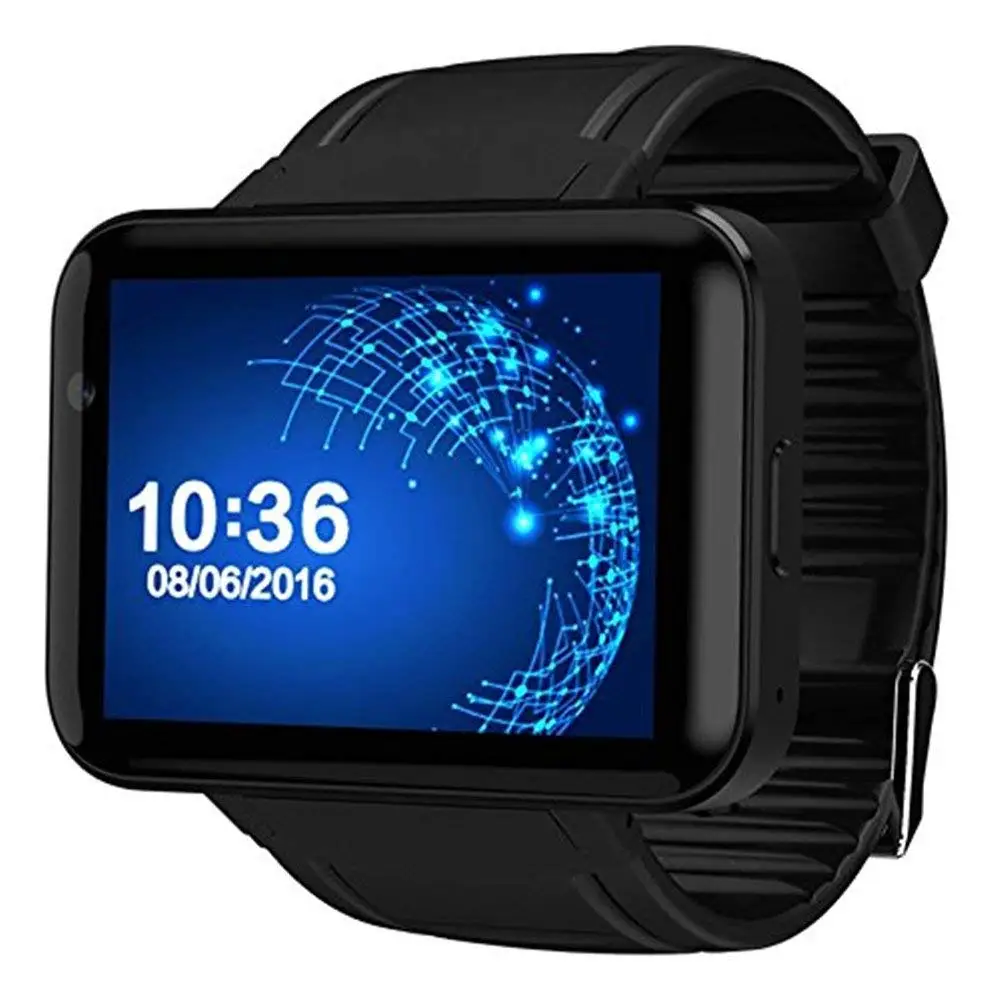 Gps 3g Смарт часы Android с sim-картой шагомер спортивный трекер Smartwatch телефон 900 мАч Wifi BT4.0 наручные часы для мужчин - Цвет: Черный