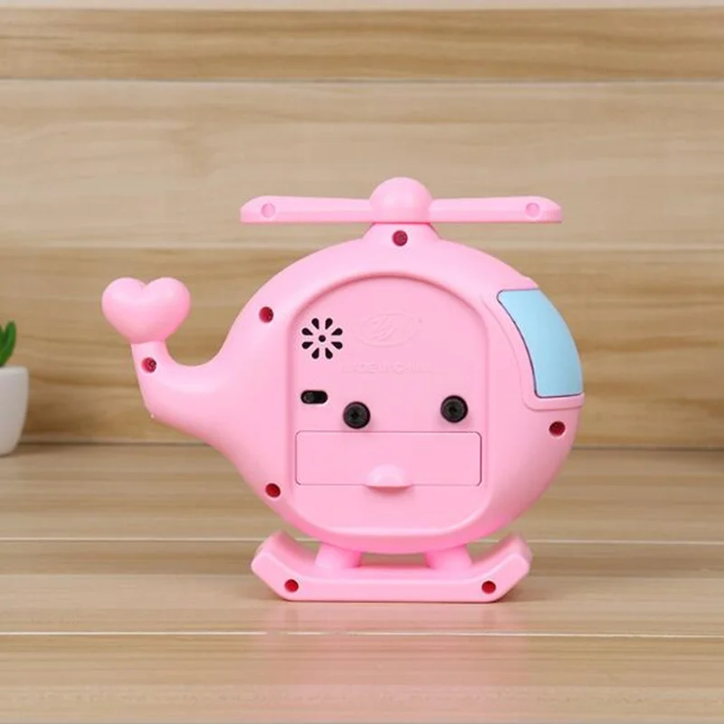 Creative Small Bed Alarm Clock colorful cartoon Children Student Desk Table Clock toy kids gift Home Decoration Office Supplies