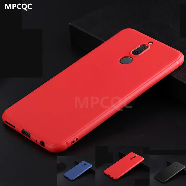 Mpcqc Роскошные сзади Матовый Мягкий силиконовый чехол для Huawei Nova 2i Mate 10 Lite Honor 6C Pro 7x